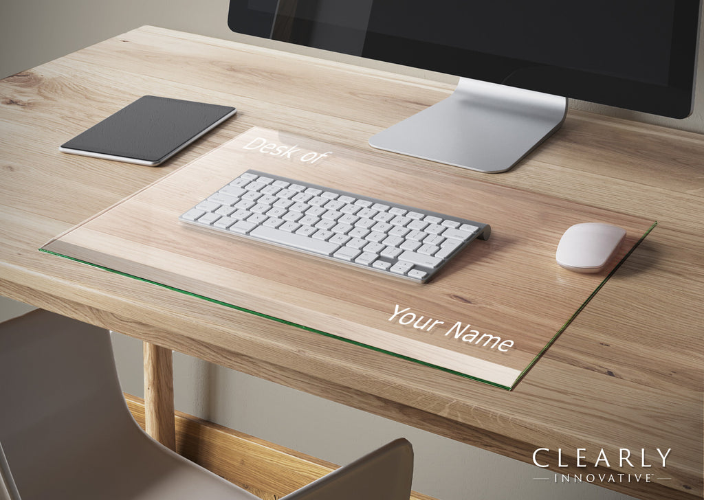 Clear Deskpad – Custom Mat Shop
