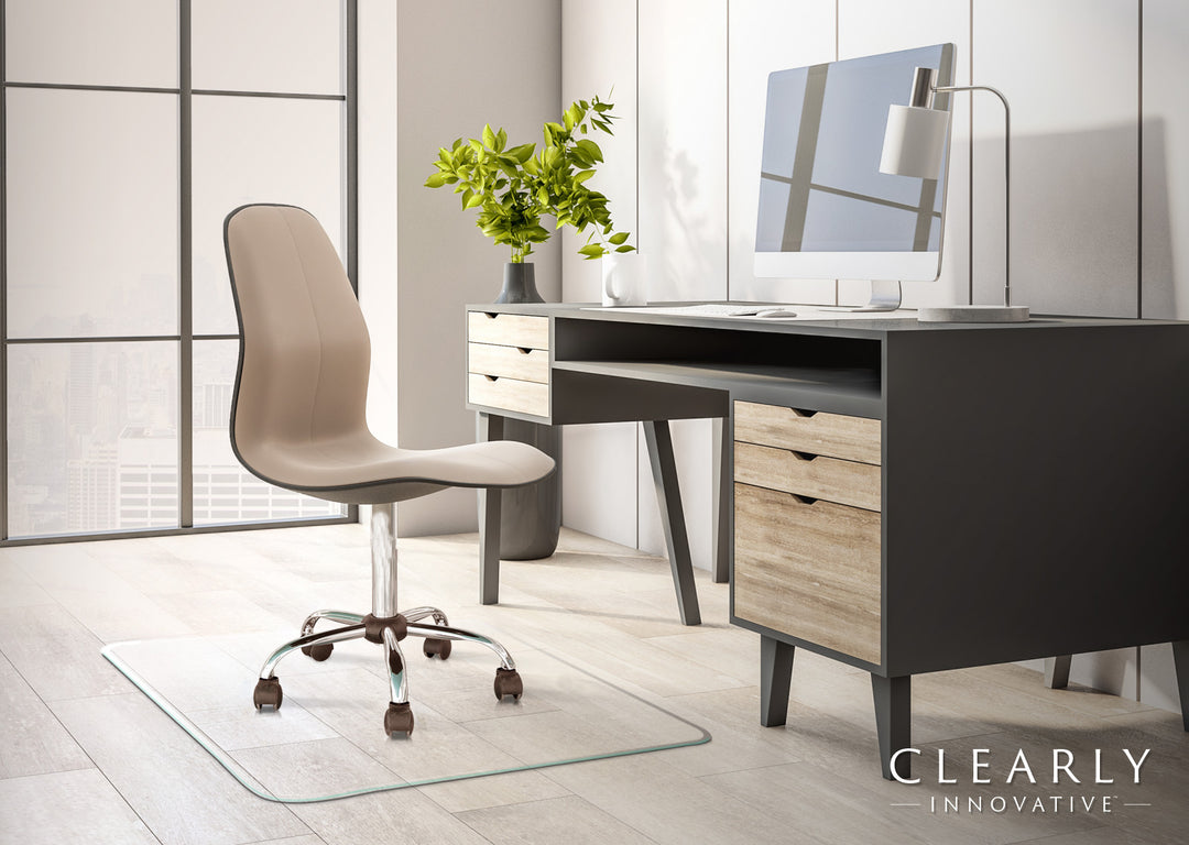 Glass office chair floor mat 2025